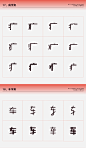 常用偏旁部首-设计变形速查手册平面字体字形刘兵克 - 原创作品 -  