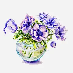 一瓶花免抠素材 页面网页 平面电商 创意素材 png素材