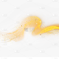 黄色酷炫光效金色飘渺奢华曲线元素-GDFXPM2302