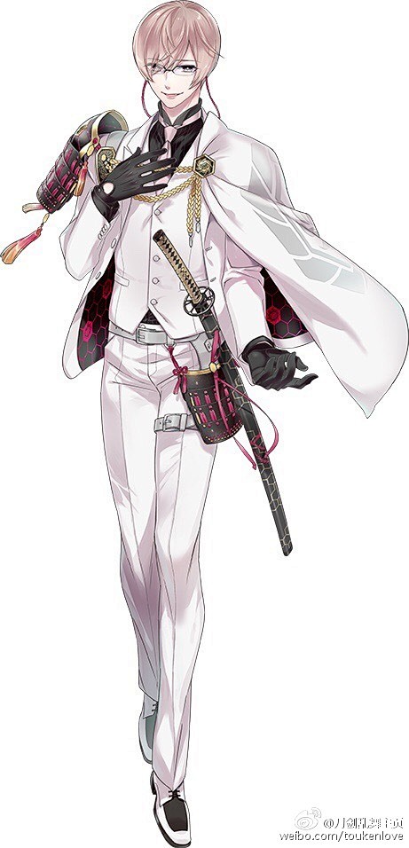 #刀剣乱舞##龜甲貞宗#立绘，刀纹一览。...