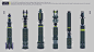 Salvage Operation: Asteroid Mine, Andrew Porter : Some Old 2018  Design exploration for some sci-fi space stuff, I never got around to uploading. Giant asteroid mining barges, and pirate VTOLs.