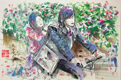 兔子凌风（陶启全）油画写意风作品《不能说的秘密》