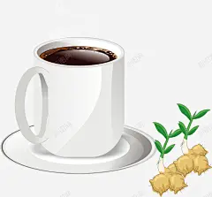 一杯姜茶平面广告矢量图 设计图片 免费下载 页面网页 平面电商 创意素材