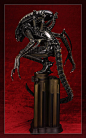 【皇冠现货】奥格瑞玛 1:4 Alien AVP 异形蹲像 雕像 sideshow-淘宝网