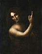 《施洗者圣约翰》，达·芬奇，油画，1513-1516