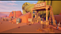 Cactus Town, Vincent Moubeche : This is my final submission for the Artation Challenge.
Based on Stoyan Stoyanov's really cool concept, I changed the style a bit.
The scene is rendered in UE4 and all assets are done using 3ds Max, Zbrush and Substance Pai