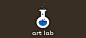 进入科学主题：实验室用的瓶子Logo设计