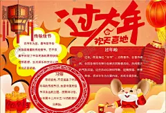 春节小报 【酷图网】小学,学生,小学生,学校,学习,阅读,读书,科学,卡通,儿童,孩子,小报,成长册,成长,档案,海报,手抄报,电子报,电脑小报