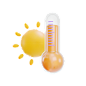 Hot Temperature 3D Icon