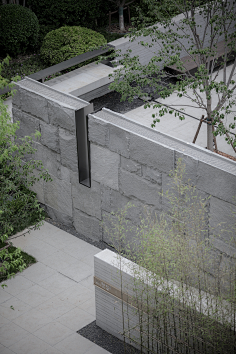 景墙-花瓣网|陪你做生活的设计师 | 自然断裂面石