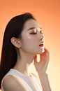 AI数字艺术美容女性肖像人物摄影图素材