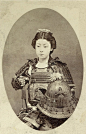 19世纪后期，日本武士阶层的一名女武芸者