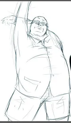 peterxiao  的插画 胖子