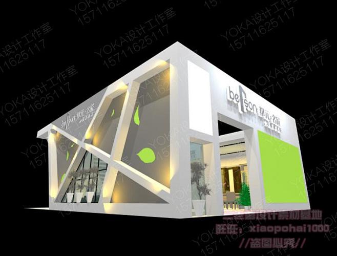 经典特装3d模型展览展示展台展厅设计展览...