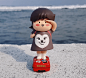 Carry By Carry Grow Studio : From Illustration to resin art collectable Carry Grow Studio's Taewook has made the character "Carry" come to life in a 3D format! if you are familiar with Carry, shes already travelling the world on an epic adventur