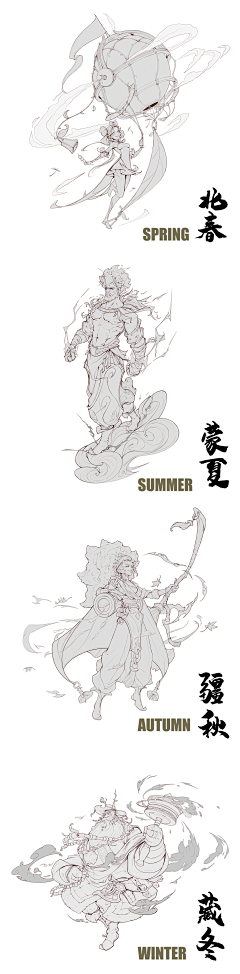 郁郁不得眠采集到线稿