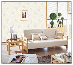 天丽韩式田园花塑料PVC卧室老人房温馨风_壁纸大全_雅特居家壁纸网