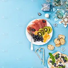 背景,贺卡,边框,食品,蓝莓,复古风格,古典式,装饰物,三明治