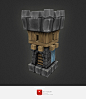 Low Poly RTS Human Guard Tower - 3DOcean Item for Sale