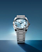 The dawn of a new day. The platinum Day-Date 40 featuring an ice-blue dial with faceted Roman numerals, fluted bezel, and fitted with the President bracelet. #Rolex #DayDate #101031 #OfficialRolexRetailer #LaMinedOrWatches Repost from @rolex