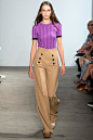 清爽干净 Derek Lam 2015春夏发布会-高级成衣-T台秀场频道-中国品牌服装网 纽扣
