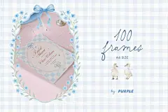 200款英国乡村田园风手绘插图插画边框图案设计png免抠图片素材下载_颜格视觉