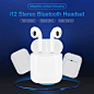 US $27.62 25% OFF|i12 tws Bluetooth Earphone Wireless earphones Touch control Earbuds 3D Surround Sound & Charging case for iPhone Android phone-in Bluetooth Earphones & Headphones from Consumer Electronics on Aliexpress.com | Alibaba Group : Smar