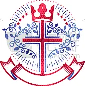 插画,十字形,华丽的,复活,复古