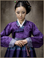 Purple Hanbok for mother of groom