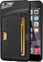 Amazon.com: iPhone 6 Plus Wallet Case - Q Card Case for iPhone 6 Plus (5.5") by CM4 - Ultra Slim Protective *Kickstand* Credit Card Carrying Case (Black Onyx): Cell Phones & Accessories