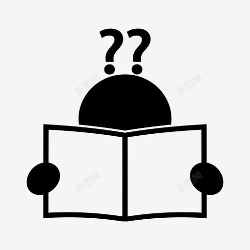 阅读提问学生图标 页面网页 平面电商 创意素材图片_提问图标图片素材-花瓣网