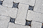 Eco-Tek interlocking permeable concrete pavers.: 