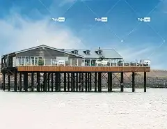 荷兰 海滩餐厅 笔记本电脑壁纸 壁纸4K 北海 酷背景 高清壁纸
