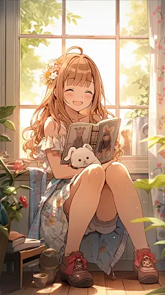 AI数字艺术卡通人物插画-众图网