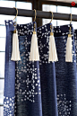 Add some regal flair to your bathroom with these Nate Berkus tasseled shower curtain hooks. It’s a fringe element that will have you singing while you bathe.: 