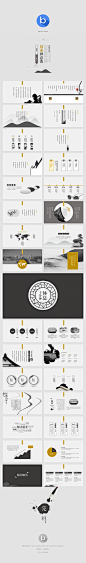 Powerpoint China Style Ink PPT Slide Template 中国风PPT模板