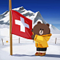 Here! #jungfrau #switzerland ‍♂️PANGYO @pangyo.linefriends you've been here before! I just take a pose like you #conybrown  #eurotrip 