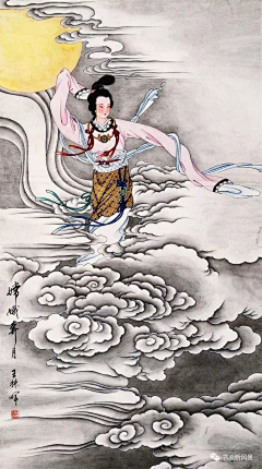 紫萌月采集到点墨中国: 工笔人物（一）