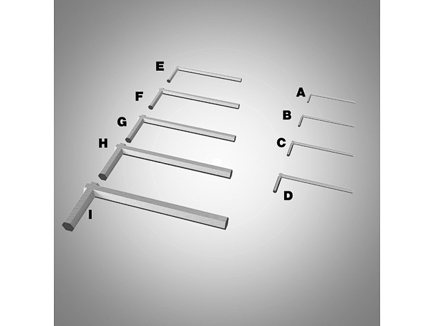 Hexagon wrench T1.5,...