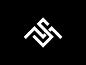 StealthMode Logo arrow up mode stealth plane black  white bw monogram m s design grid sign mark logo simple sm