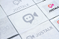 JusTalk Brand Identity : A brand identity design created for JusTalk app by Ramotion Branding Agency