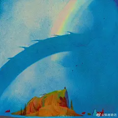 插画师Erin Vest的一组插画作品，柔和的色彩极具神秘的画面。
