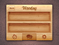 爱果果 » 木质质感iphone app GUI界面下载