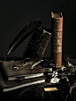 Eyeglasses,Wristwatch,Fountain Pen,Book_创意图片