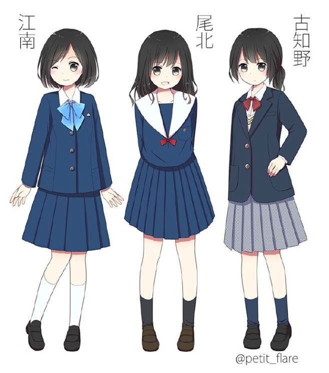 #SAI资源库# 愛知県のJK动漫校服制...