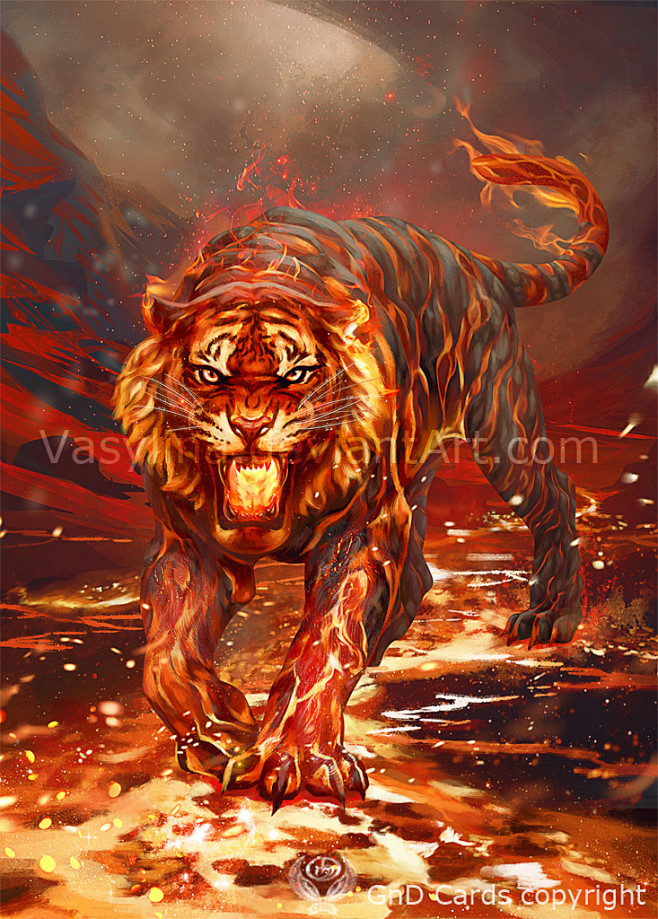 Fire Elemental by Va...