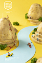 用食物带你去小人国奇幻世界-很治愈的美食摄影_第4页-CND设计网,中国设计网络首选品牌