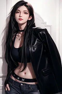 国漫最终幻想蒂法AI图集绘画二次元手机电脑高清壁纸 - 知乎