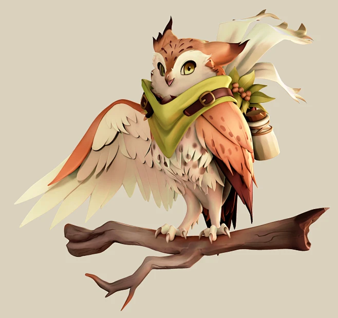 Messenger Owl-花瓣网