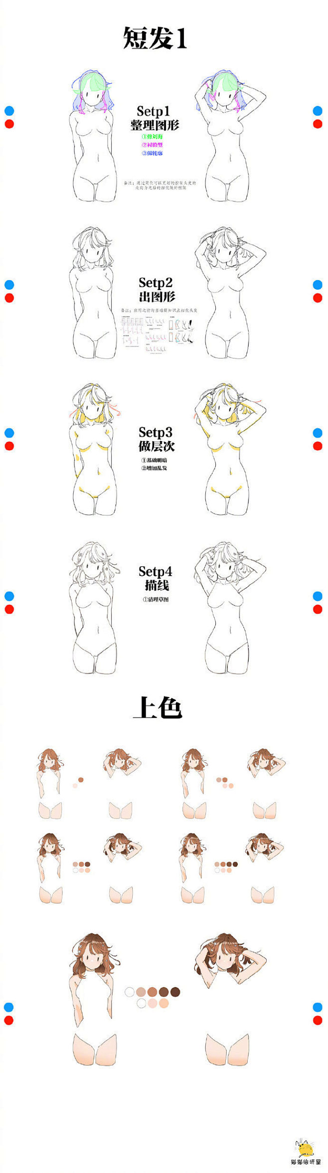 #资源君# 学会思维简化，你也能画出自然...
